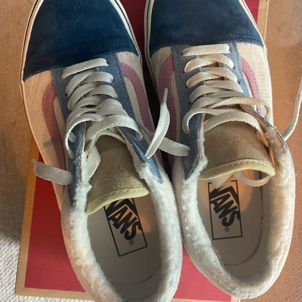 Platform Multi Colored Vans Size 7.5 - image 2